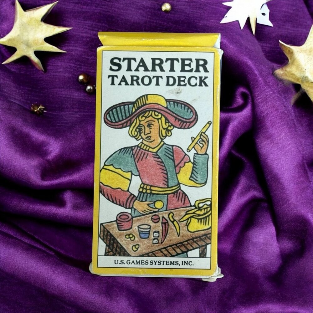 Starter Tarot Deck 78 Cards Upright & Reversed Meanings – Beginner Friendly